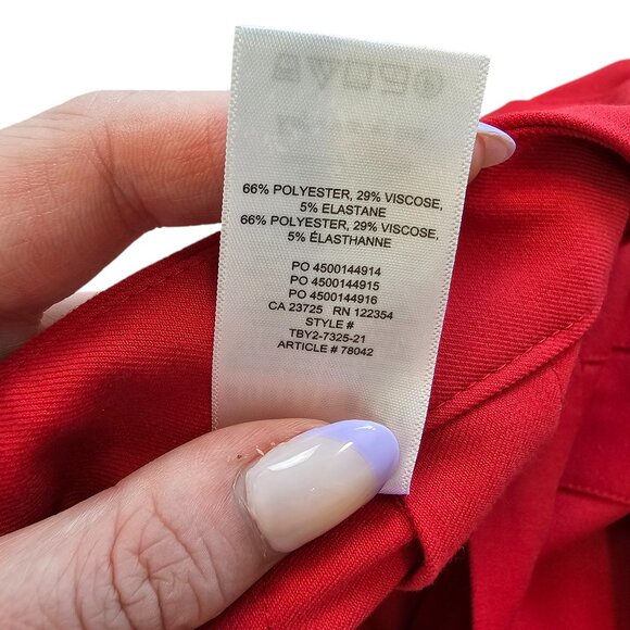 Sunday Best Red Mini Skirt - Picture 6 of 6